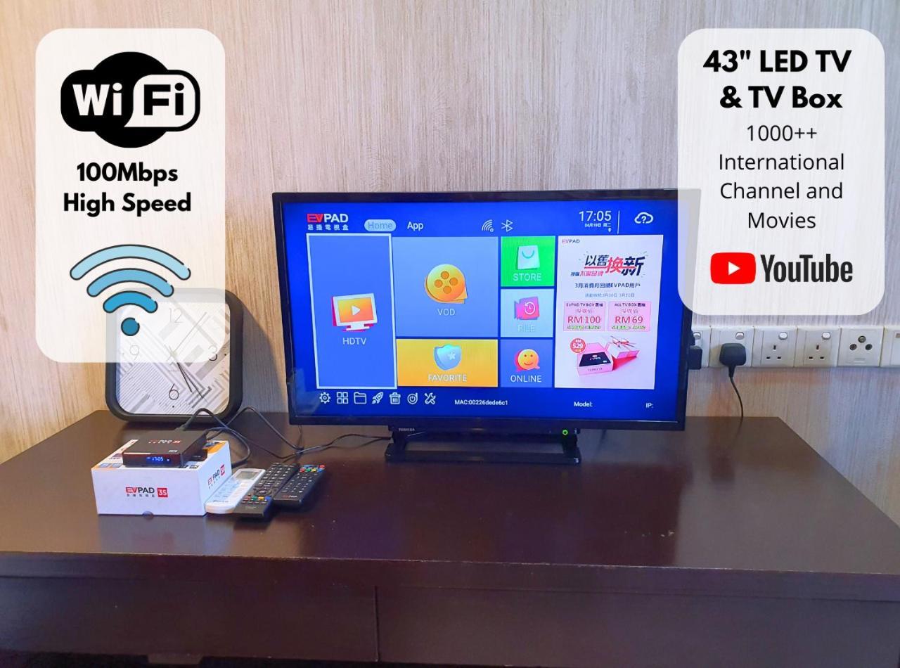 Sunway Studio Homestay With Balcony, Connecting Sunway Pyramid Mall & Sunway Lagoon Petaling Jaya Cameră foto